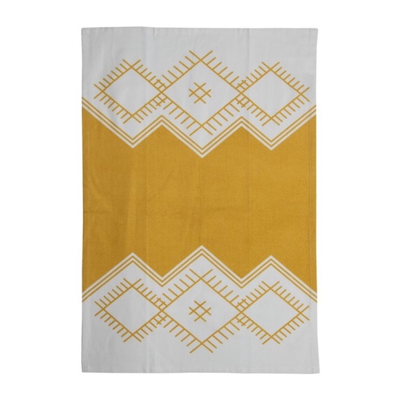 Foreside Home & Garden Set of 3 Abstract/Plaid Woven Kitchen Tea Towels 18”x27” - Picture 9 of 10